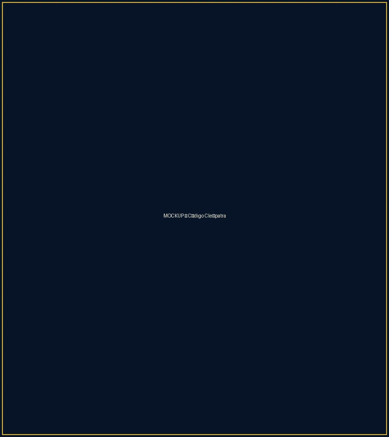 Mockup do Código Cleópatra